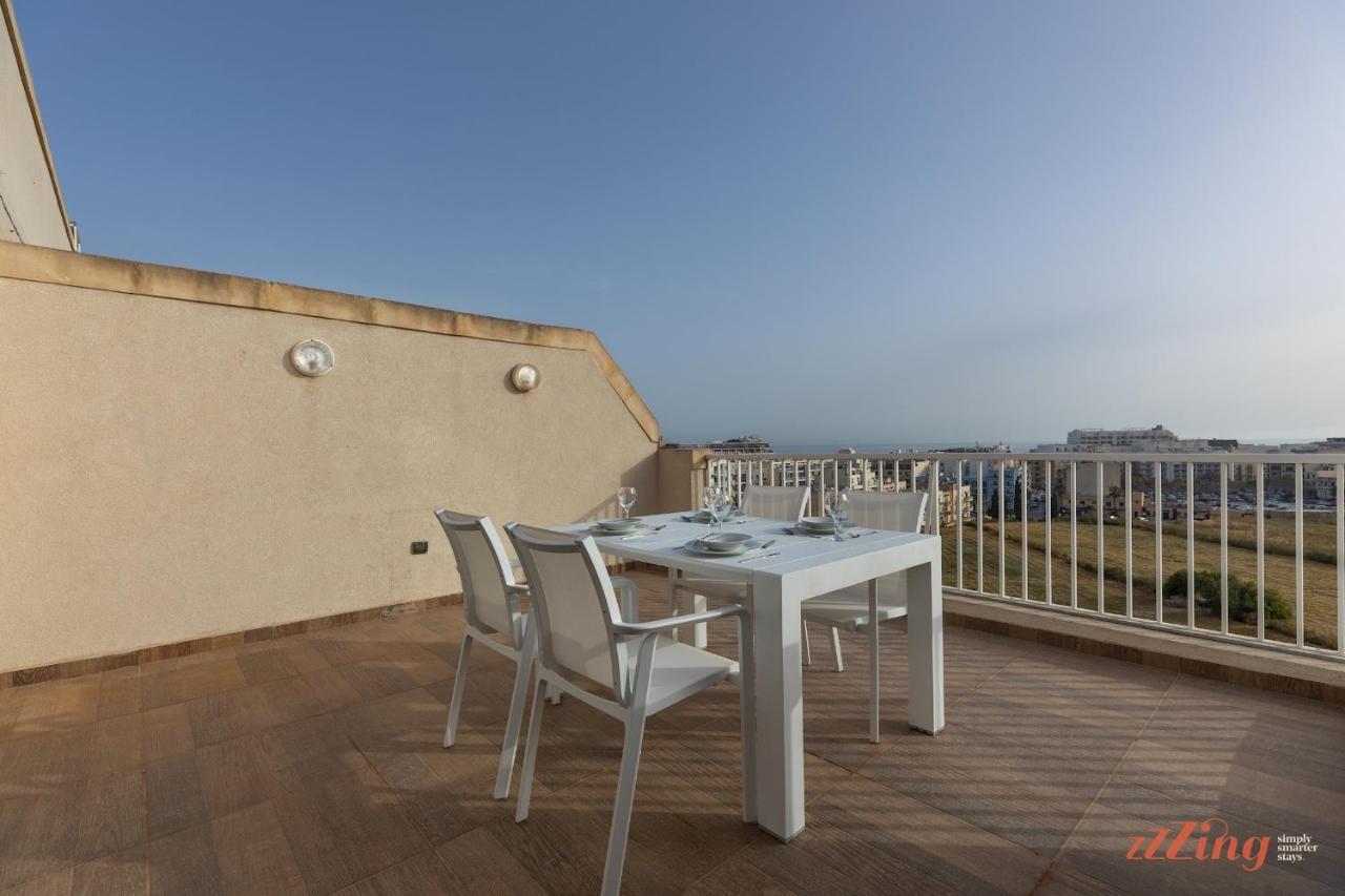 Sunny Penthouse Wterrace And Open Views Lejlighed San Pawl il-Baħar Eksteriør billede