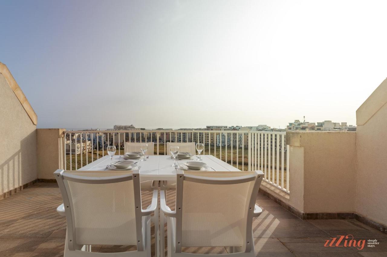 Sunny Penthouse Wterrace And Open Views Lejlighed San Pawl il-Baħar Eksteriør billede