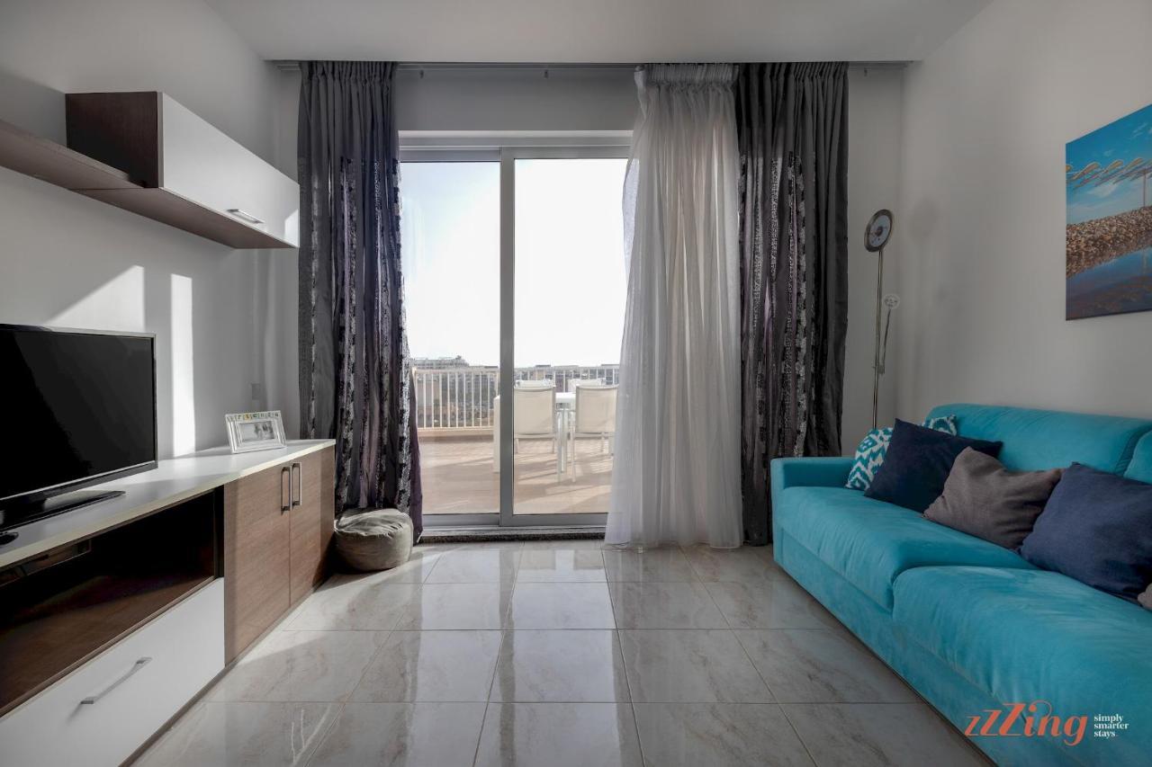 Sunny Penthouse Wterrace And Open Views Lejlighed San Pawl il-Baħar Eksteriør billede